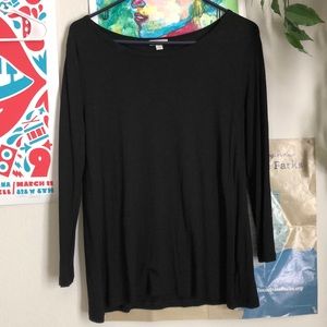 3/4 length sleeves GAP Black Shirt